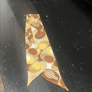 Coach Multicolor Geometric Scarf